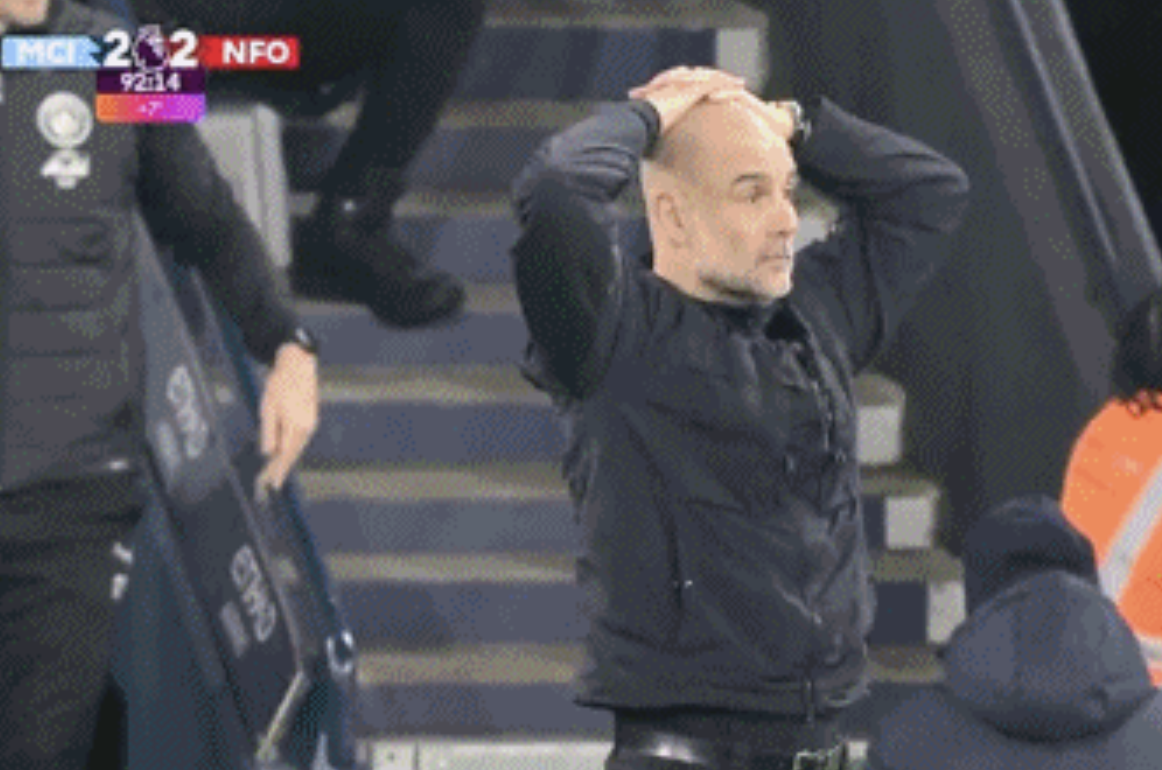 英超保送阿森纳？曼城3疑似点球未判：哈兰德2次被放倒 裁判无视